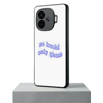 Only Gham iqoo neo 10r 5g mobile cover | shockproof glass phone case
