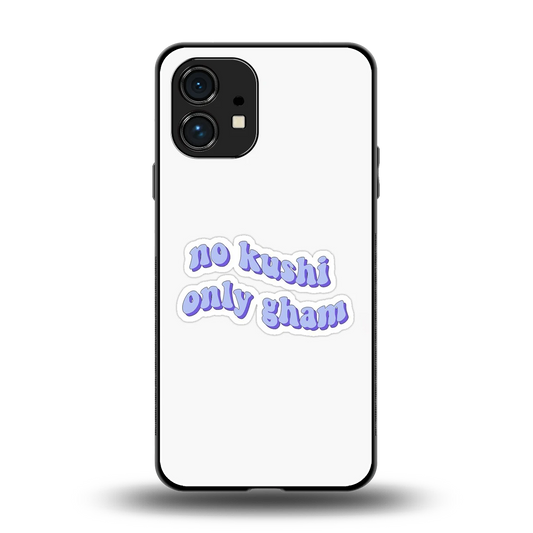 Only Gham back phone cover | glass case for nothing phone 1