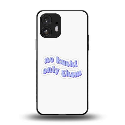 Only Gham back phone cover | glass case for nothing phone 2