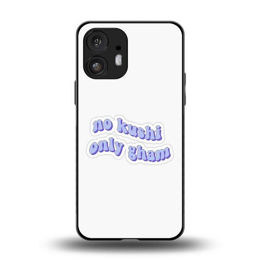 Only Gham back phone cover | glass case for nothing phone 2