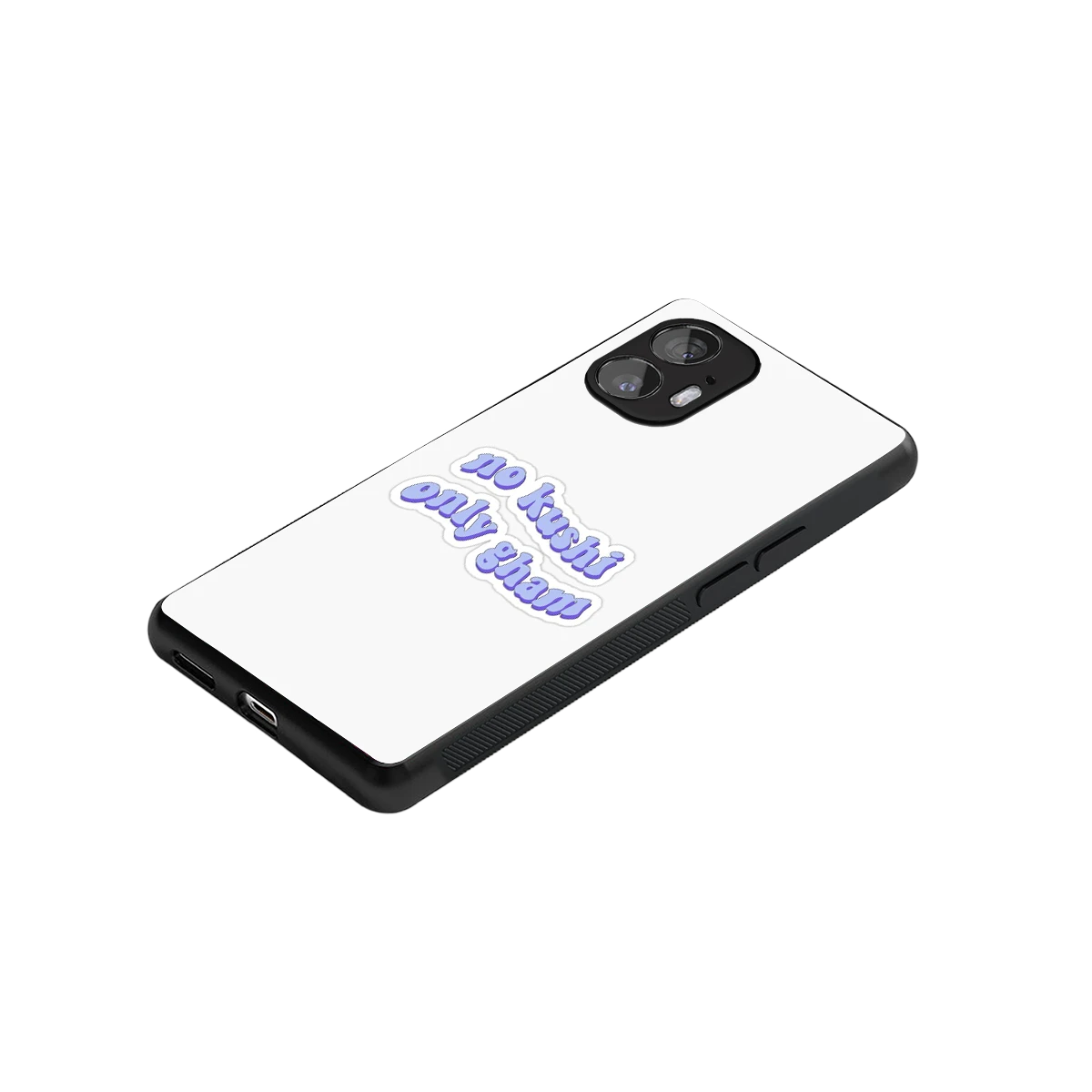Only Gham stylish phone case for nothing phone 2 | glossy glass and slim fit
