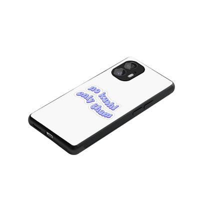 Only Gham stylish phone case for nothing phone 2 | glossy glass and slim fit