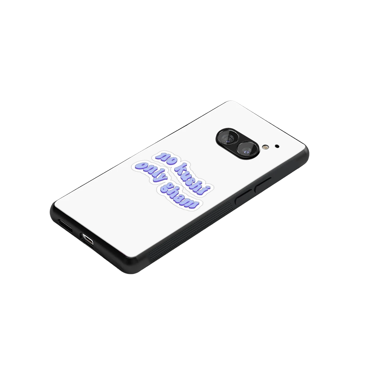 Only Gham stylish phone case for nothing phone 2a plus | glossy glass and slim fit