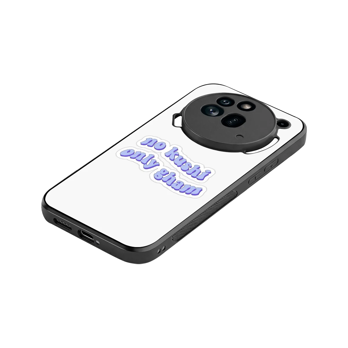 Only Gham stylish phone case for nothing phone 3a pro | glossy glass and slim fit