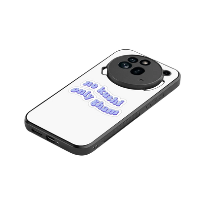 Only Gham stylish phone case for nothing phone 3a pro | glossy glass and slim fit