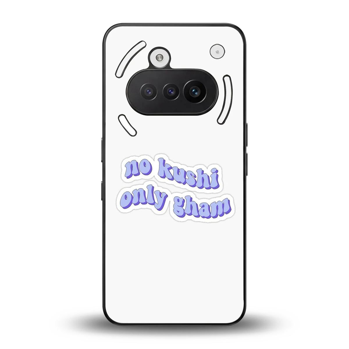 Only Gham back phone cover | glass case for nothing phone 3a