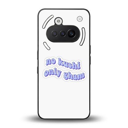 Only Gham back phone cover | glass case for nothing phone 3a