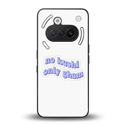 Only Gham back phone cover | glass case for nothing phone 3a