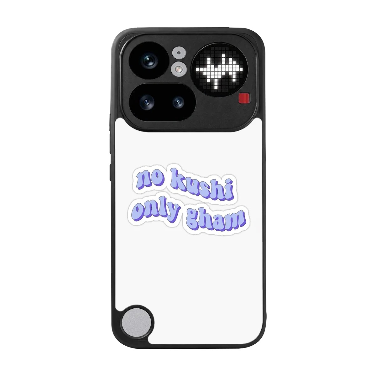 Only Gham back phone cover | glass case for nothing phone 4a pro