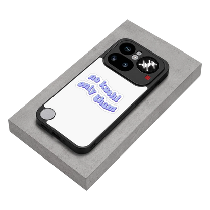 Only Gham stylish phone case for nothing phone 4a pro | glossy glass and slim fit