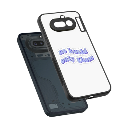 Only Gham sleek nothing phone 4a cover with tempered glass back and TPU edges