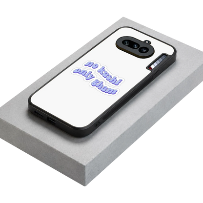 Only Gham stylish phone case for nothing phone 4a | glossy glass and slim fit