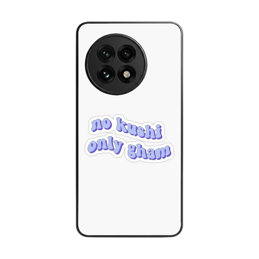 Only Gham back phone cover | glass case for oneplus 13r