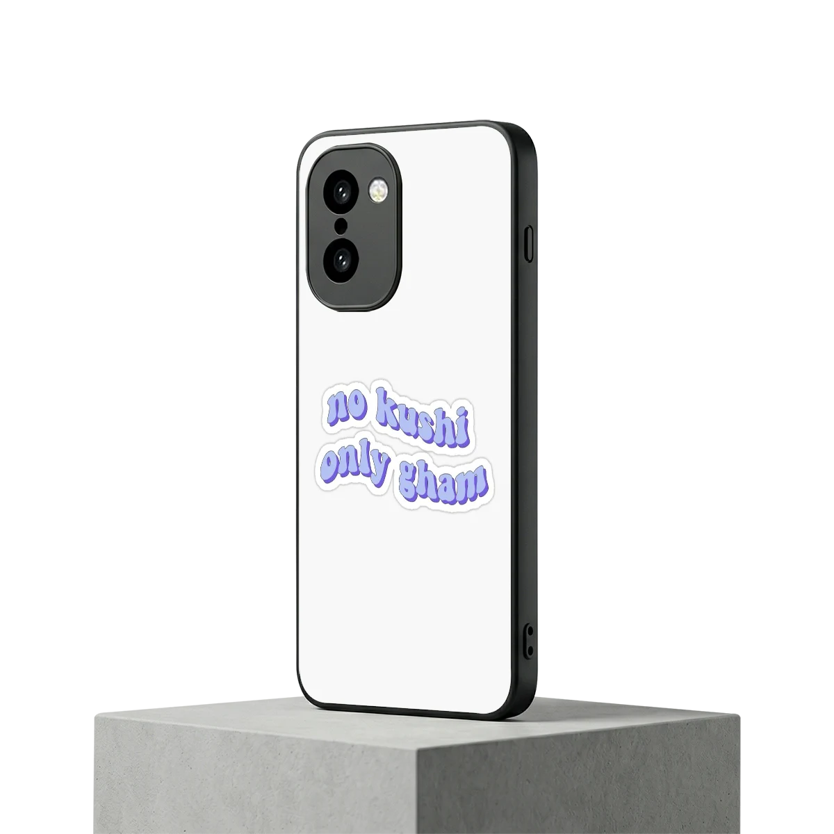 Only Gham oneplus 15r mobile cover | shockproof glass phone case