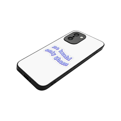 Only Gham stylish phone case for oneplus 15r | glossy glass and slim fit