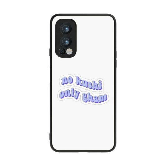 Only Gham back phone cover | glass case for oneplus nord 2