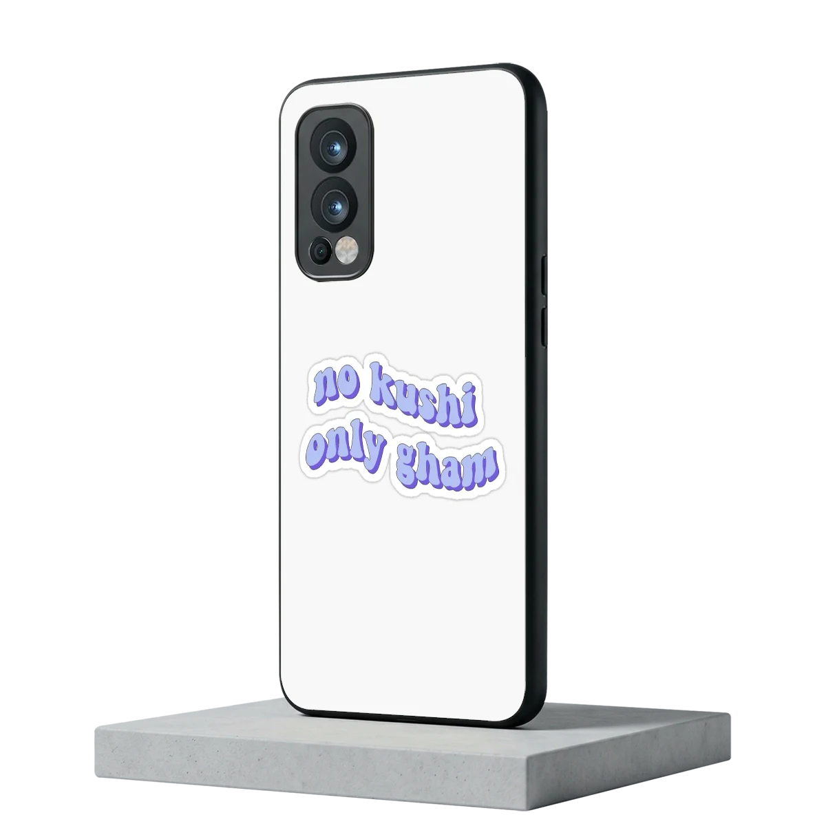 Only Gham oneplus nord 2 mobile cover | shockproof glass phone case