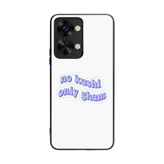 Only Gham back phone cover | glass case for oneplus nord 2t