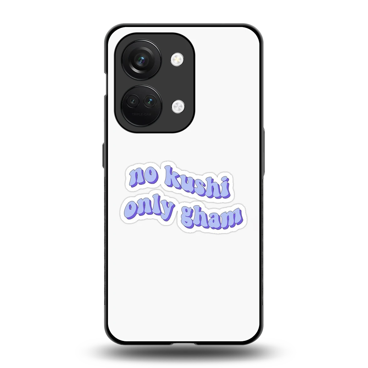 Only Gham back phone cover | glass case for oneplus nord 3