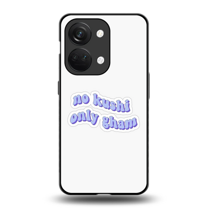 Only Gham back phone cover | glass case for oneplus nord 3