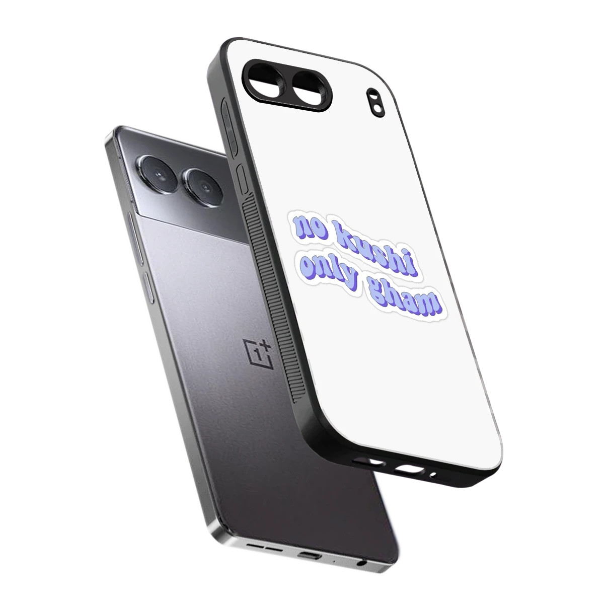 Only Gham sleek oneplus nord 4 cover with tempered glass back and TPU edges