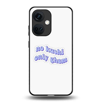 Only Gham back phone cover | glass case for oneplus nord ce 3
