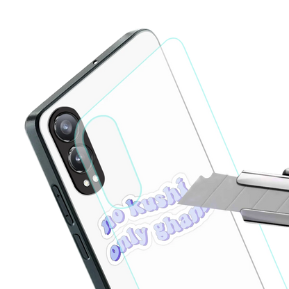Only Gham stylish phone case for oneplus nord ce 4 lite | glossy glass and slim fit