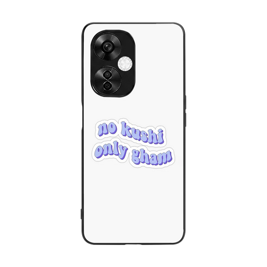 Only Gham back phone cover | glass case for oneplus nord ce 3 lite