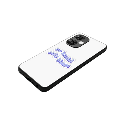 Only Gham stylish phone case for oneplus nord ce 3 lite | glossy glass and slim fit