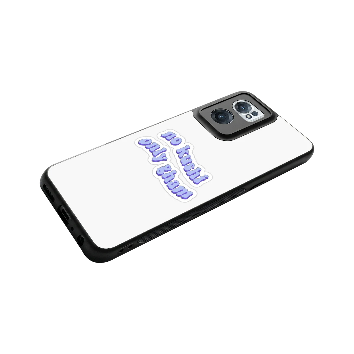 Only Gham stylish phone case for oneplus nord ce 2 | glossy glass and slim fit