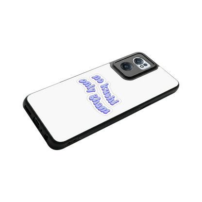 Only Gham stylish phone case for oneplus nord ce 2 | glossy glass and slim fit