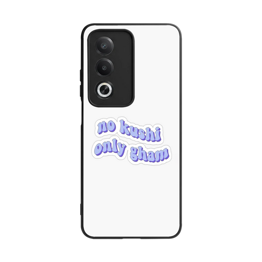 Only Gham back phone cover | glass case for oppo a3 pro
