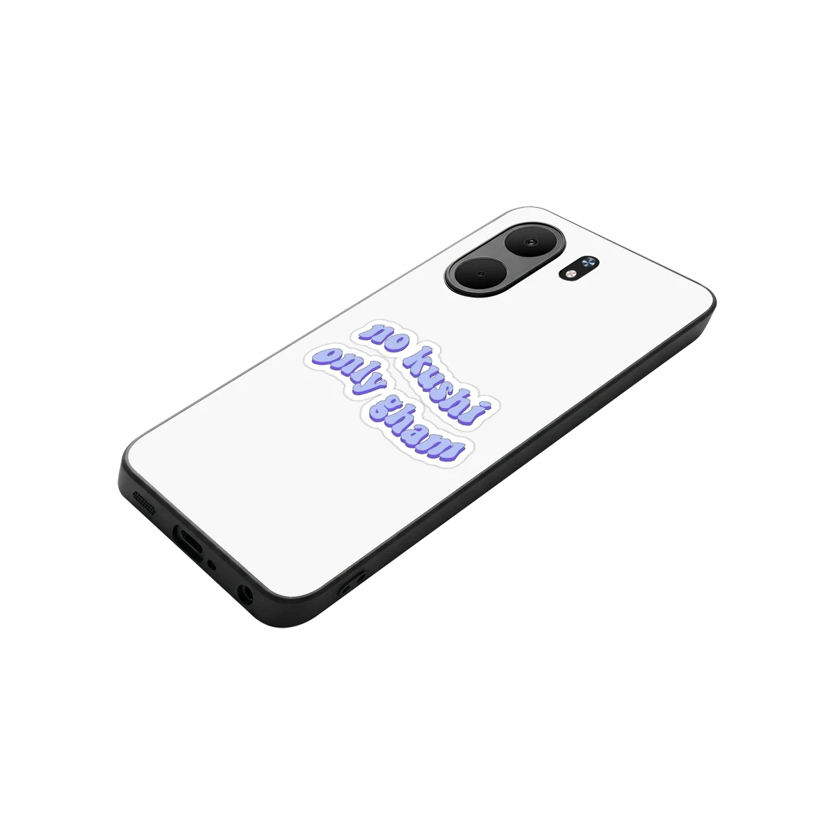 Only Gham stylish phone case for oppo a5x 5g | glossy glass and slim fit