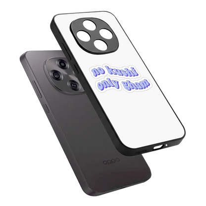 Only Gham sleek oppo f31 pro 5g cover with tempered glass back and TPU edges