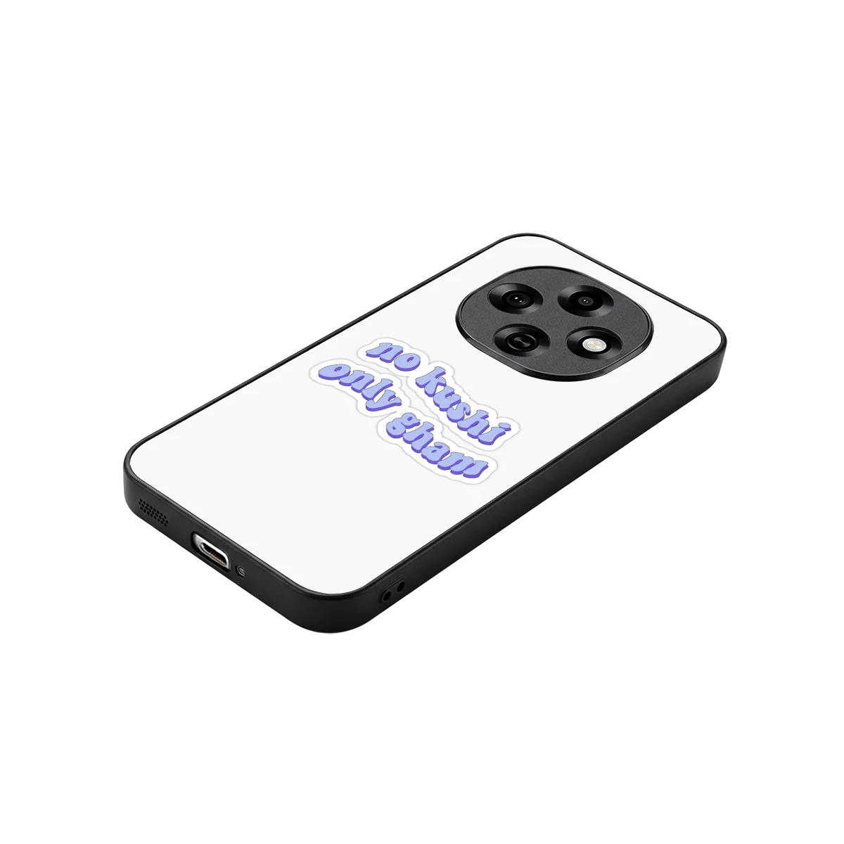 Only Gham stylish phone case for oppo f31 pro 5g | glossy glass and slim fit