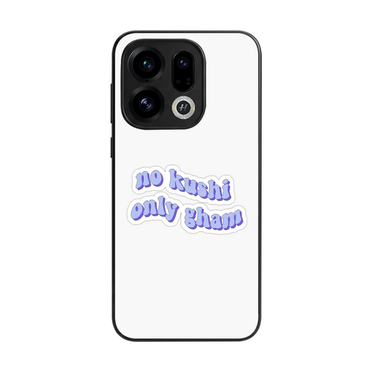 Only Gham back phone cover | glass case for oppo find x9