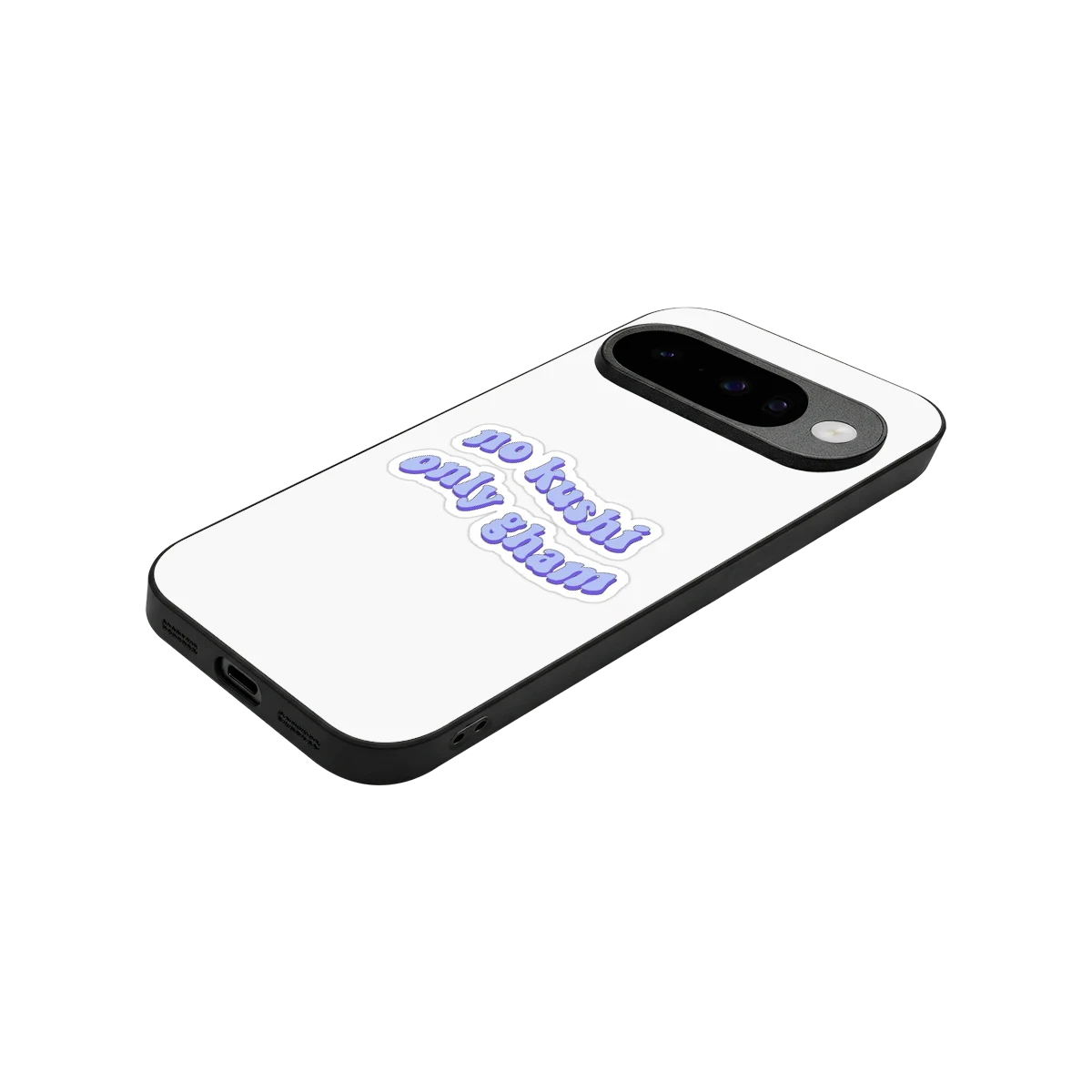 Only Gham stylish phone case for google pixel 10 | glossy glass and slim fit