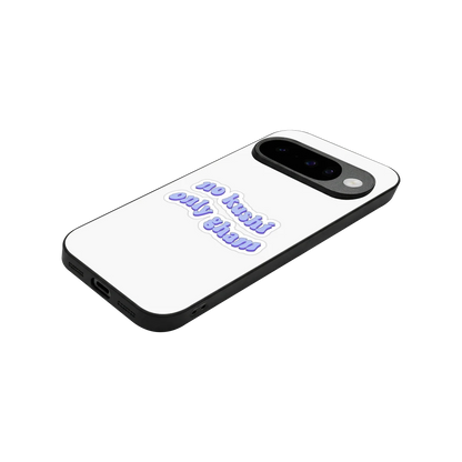 Only Gham stylish phone case for google pixel 10 | glossy glass and slim fit