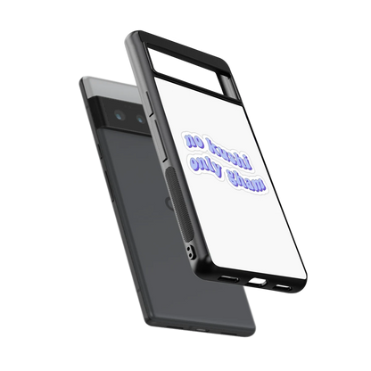 Only Gham sleek google pixel 6 pro cover with tempered glass back and TPU edges