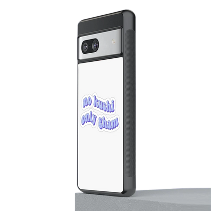 Only Gham stylish phone case for google pixel 7 | glossy glass and slim fit