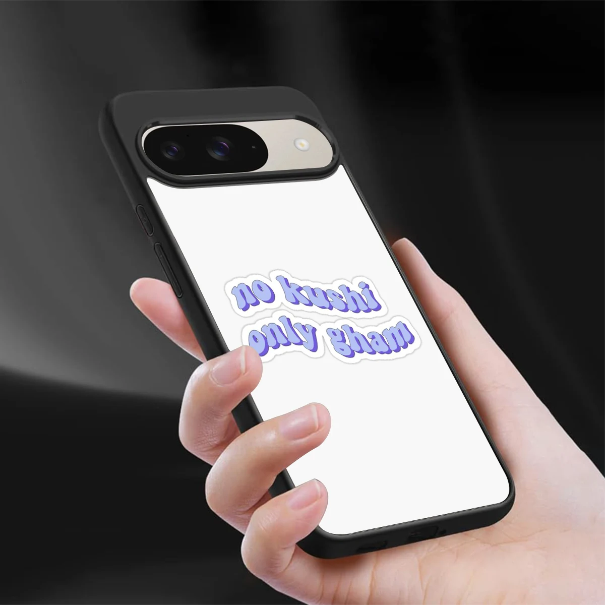 Only Gham sleek google pixel 9 cover with tempered glass back and TPU edges