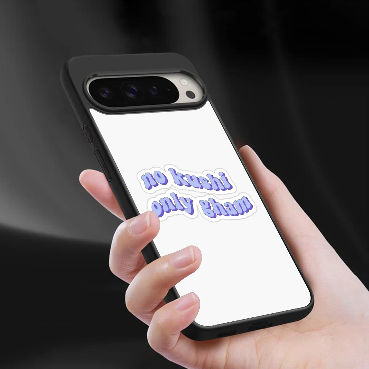 Only Gham sleek google pixel 9 pro xl cover with tempered glass back and TPU edges