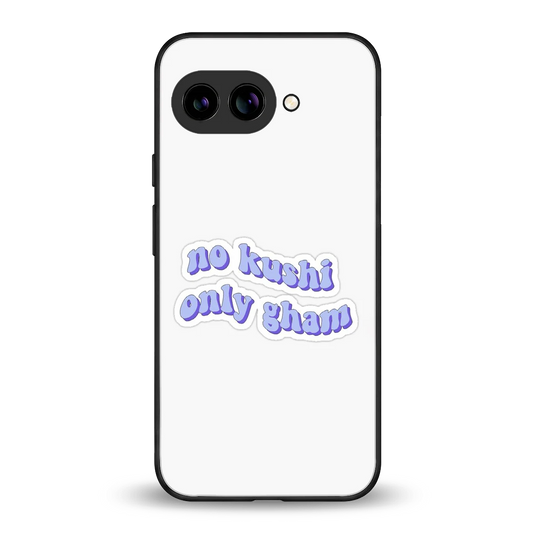 Only Gham back phone cover | glass case for google pixel 9a