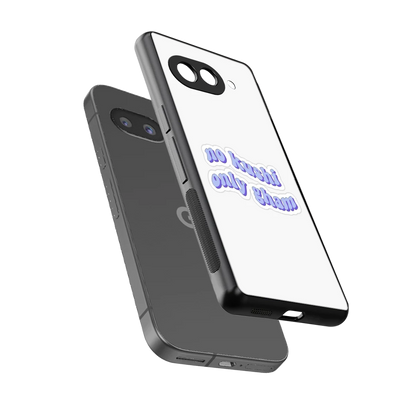 Only Gham sleek google pixel 9a cover with tempered glass back and TPU edges