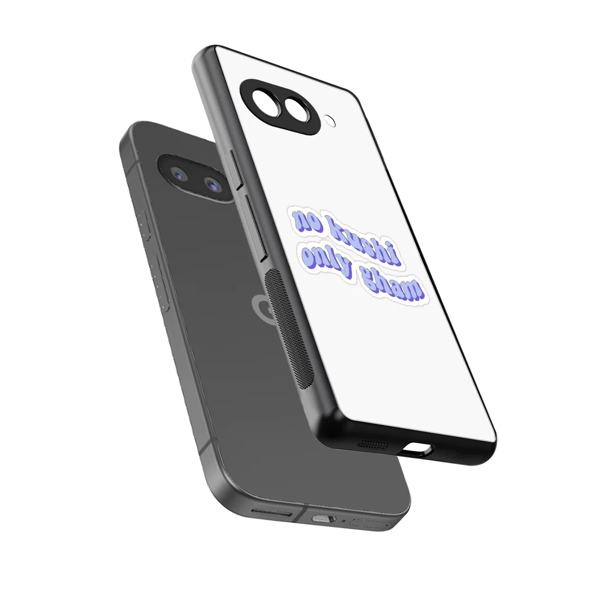 Only Gham sleek google pixel 10a cover with tempered glass back and TPU edges