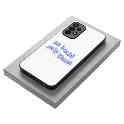 Only Gham stylish phone case for samsung galaxy a23 | glossy glass and slim fit
