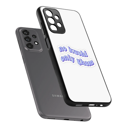 Only Gham sleek samsung galaxy a23 cover with tempered glass back and TPU edges