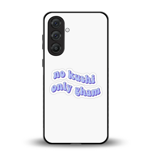 Only Gham back phone cover | glass case for samsung galaxy m36 5g