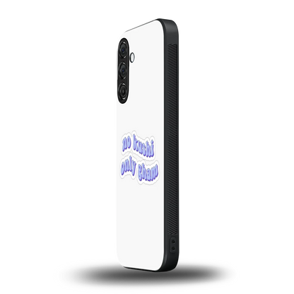 Only Gham samsung galaxy m36 5g mobile cover | shockproof glass phone case