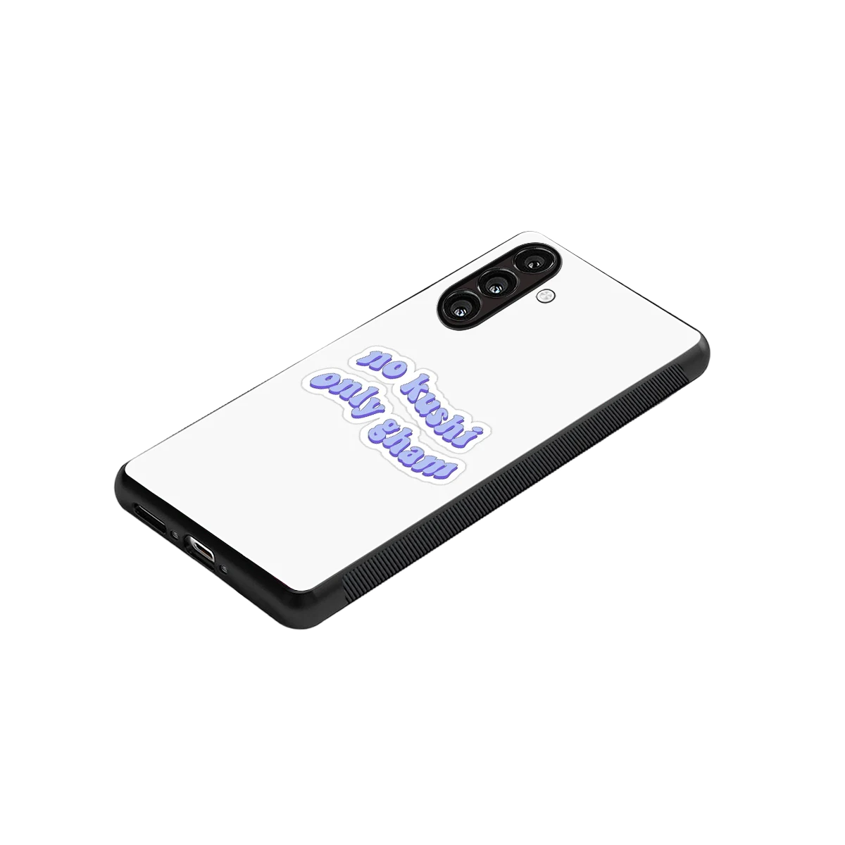 Only Gham stylish phone case for samsung galaxy a55 5g | glossy glass and slim fit